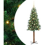 vidaXL Ožja jelka med 150 LED Zelena 150 cm PVC in trden bor | Shoptok.si