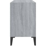TV ormarić s metalnim nogama boja sivog hrasta 69,5x30x50 cm | shoptok.hr