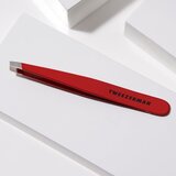 Tweezerman Studio Collection pinceta s poševno konico Signature Red 1 kos | Shoptok.si