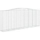  Gabionska košara s lukom 400x50x160/180 cm pocinčano željezo | shoptok.hr