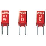 WIMA MKS 02 Subminijaturni kondenzator raster 2.5 mm 0.1F 63V/DC/40 V/AC 20 % | Eponuda.ba