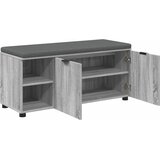  Klupa za hodnik s jastukom Sivi Sonoma 100 x 38 x 46 cm | shoptok.hr