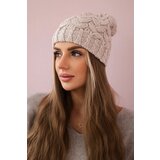 Kesi Cap with fleece Waleria K307 light beige | Shoptok.si