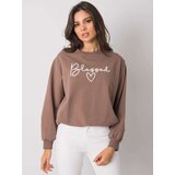 RUE PARIS Sweatshirt-RV-BL-7212.23P-brown | Shoptok.si