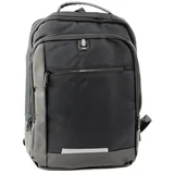 ruksak s USB džepom za laptop, crni, 16L, 45cm