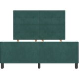  Tamnozeljeni Baršunasti Krevet 140x190 cm | shoptok.hr