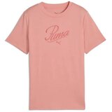 Puma Majica za devojčice Ess Script Tee G, Kajsija Cene