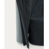 Kave Home Antracitno sivo oblazinjeno vzglavje 180x118 cm Jaira – | Shoptok.si