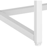  Konzolni stol bijeli 106 x 35 x 75 cm čelični | shoptok.hr