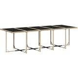  11-dijelni vrtni blagovaonski set od poliratana s jastucima bež | shoptok.hr