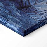  Slika - Blue Bay - Italian landscape of Lake Como painted with blue ink 30x20 Na talijanskom platnu | shoptok.hr