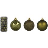 Molarem Home Set od 30 kuglica za božićno drvce – 6 cm, maslinasto zelena | shoptok.hr