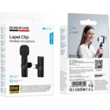 Bežični mikrofon Borofone Lavalier BFK16 Winner Type-C crni | Shoptok.si
