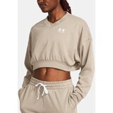 Under Armour Sweatshirt UA Rival Terry OS Crop Crw-BRN - Women Cijene