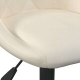 vidaXL Barski stolček krem žamet, (20968680) | Shoptok.si