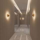 Toolight Zidni svijećnjak LED APP1795-W Brush Gold | shoptok.hr