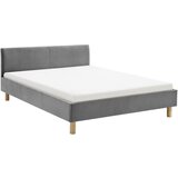 Livetastic OBLAZINJENA POSTELJA 120 cm x 200 cm , tekstil svetlo siva | Shoptok.si