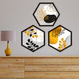 Wallity uramljena slika 6GEN4886446, 35x35 cm, 3 dela | ePonuda.com