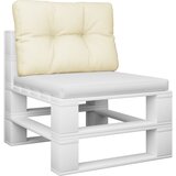  Jastuk za palete krem 60 x 40 x 12 cm od tkanine | shoptok.hr