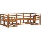  Set vanjskih sofa 6 kom. Prirodna Čvrsto drvo akacije | shoptok.hr