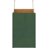  Papirnate vrećice 250 kom s ručkama zelene 26x17x25 cm | shoptok.hr