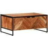 Maison Chic Klubska mizica - kavna mizica - Nizka mizica 90x55x40 cm trden akacijev les, (21755352) | Shoptok.si