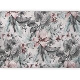  Foto tapeta - Nature in retro style - landscape with leaves and flowers in grey tones 150x105 | shoptok.hr