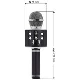 Manta mikrofon bežični sa zvučnikom i karaoke funkcijom, crni MIC12-BK | shoptok.hr