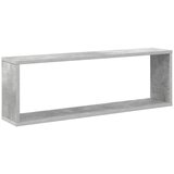  Kockaste zidne police 2 kom boja betona 80x15x26,5 cm drvene | Eponuda.ba