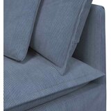  Modularna sofa s jastucima, korduro tkanina, plava | shoptok.hr