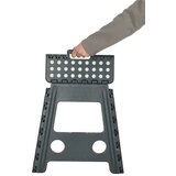  Neklizajući sklopivi tabure 39cm tamno sivi | shoptok.hr