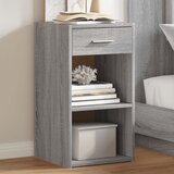  The Living Store Nočna omarica 2 kosa siva sonoma 35x34x65 cm inženirski les - Nočna Omarica, (21457212) | Shoptok.si