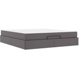 Okvir kreveta s madracem Ostalo 2 kom. Siva PVC 180 x 200 cm | shoptok.hr