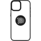 AVIZAR Ovitek za iPhone 15 Plus, kovinski nosilec obroca, serija Ringrip - crna, (20938254) | Shoptok.si