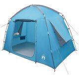 vidaXL Kabinski šator s krovom Plava 210 x 210 x 138 cm Poliester - Plava Za 3 osobe | shoptok.hr