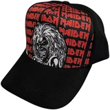 Iron Maiden Kapa Eddie Logo Repeat Black