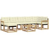  Set vanjskih sofa 8 kom. Bijela i krem | shoptok.hr