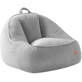  Stolica s naslonom i tabureom od samta Comfy 4.0 – siva Cijene