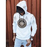 DStreet Bluza męska z nadrukiem biała | Shoptok.si