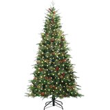  Umjetno božićno drvce s nogom s stalakom Zelena 180 cm PE i PVC | Eponuda.com