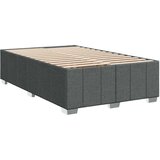 vidaXL Box spring postelja z vzmetnico temno siva 120x190 cm blago | Shoptok.si