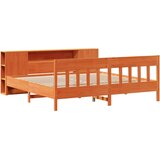  s regalom za knjige bez madraca 200x200 cm od borovine | shoptok.hr