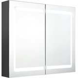  LED kupaonski ormarić s ogledalom sivi 80 x 12 x 68 cm | shoptok.hr