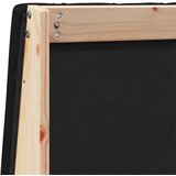 vidaXL Tapecirani uzglavlje Crna 160 cm Čvrsto borovo drvo | shoptok.hr