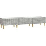 TV omarica Betonsko siva 147 x 34,5 x 30 cm Inženirski les, (5000210485) | Shoptok.si