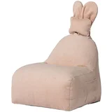 Svetlo rožnata otroška vreča za sedenje Funny Bunny –