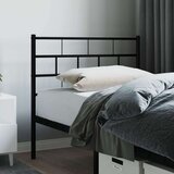  Kovinsko posteljno vzglavje črno 80 cm, (20952793) Cene