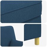  XXL fotelja s jastucima Plava Tkanina - Plava 85 cm | shoptok.hr