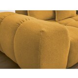 Bobochic Paris Gorčično rumena sedežna garnitura iz šenilje 278 cm Everest – | Shoptok.si