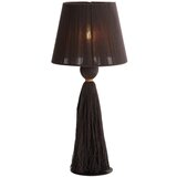 Light & Living Temno rjava namizna svetilka s tekstilnim senčilom (višina 58 cm) Espino – | Shoptok.si